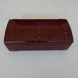 Vintage Jewelry Storage Trinket Box Treasure Chest Plastic